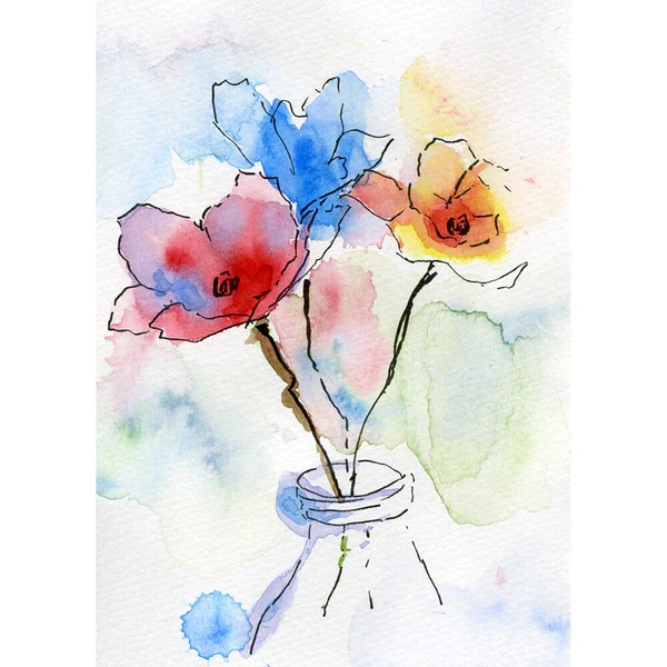 PRE-ORDER MAY! Kuretake - Gansai tambi - Travel Paint Set - 6 Colours - Image 5