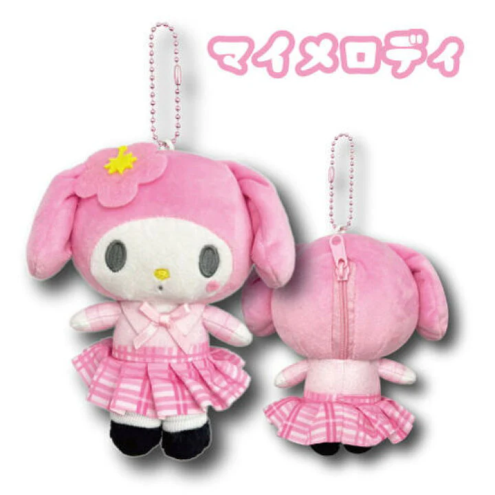 Sanrio Characters - Gyaru Gal Series - Big Pouch Plush Keychain - Image 6