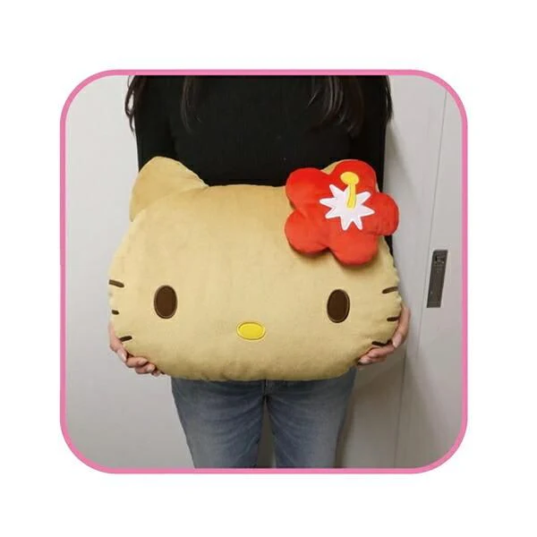 Sanrio Hello Kitty Suntan Series Face Cushion - Red Heisei Retro - Image 5