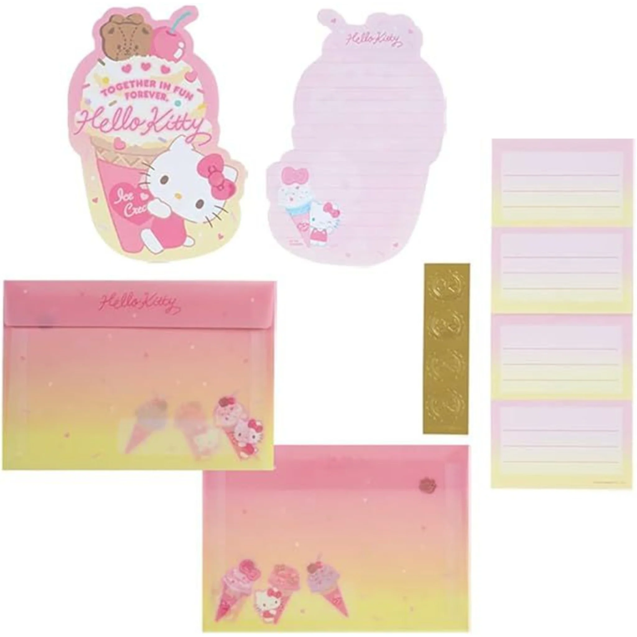 Sanrio Hello Kitty - Letter Set Ice Cream Party - Image 5