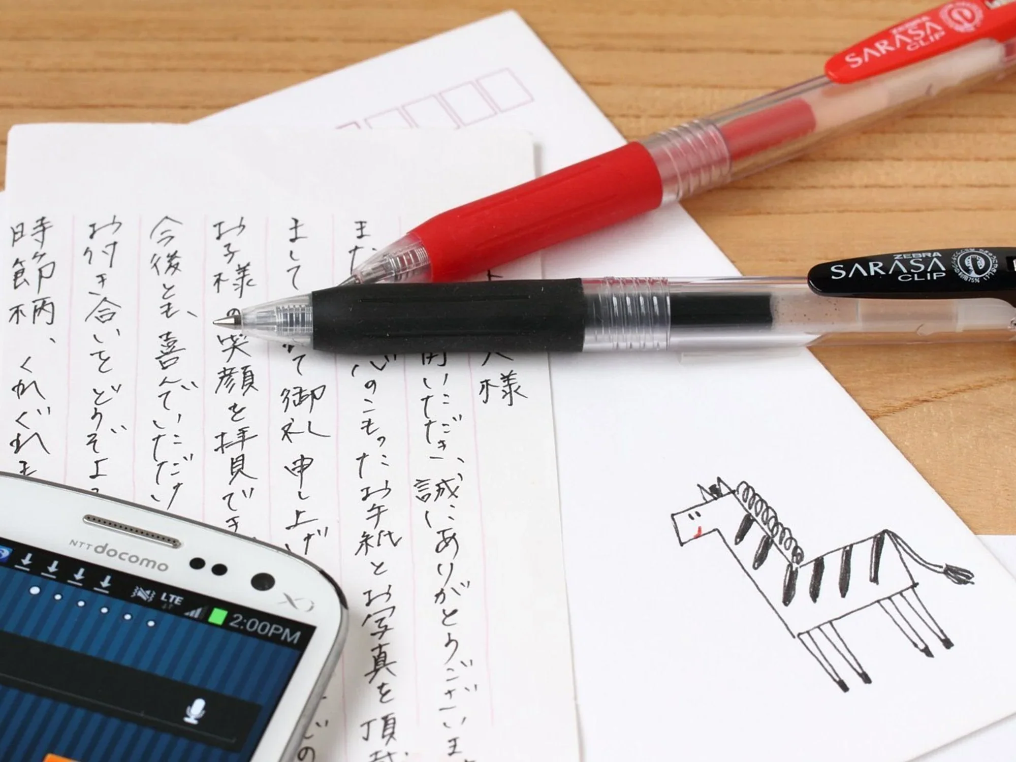 Zebra Sarasa Clip Gel Pen Set - 0.4mm - 10 Color Set N - Image 9