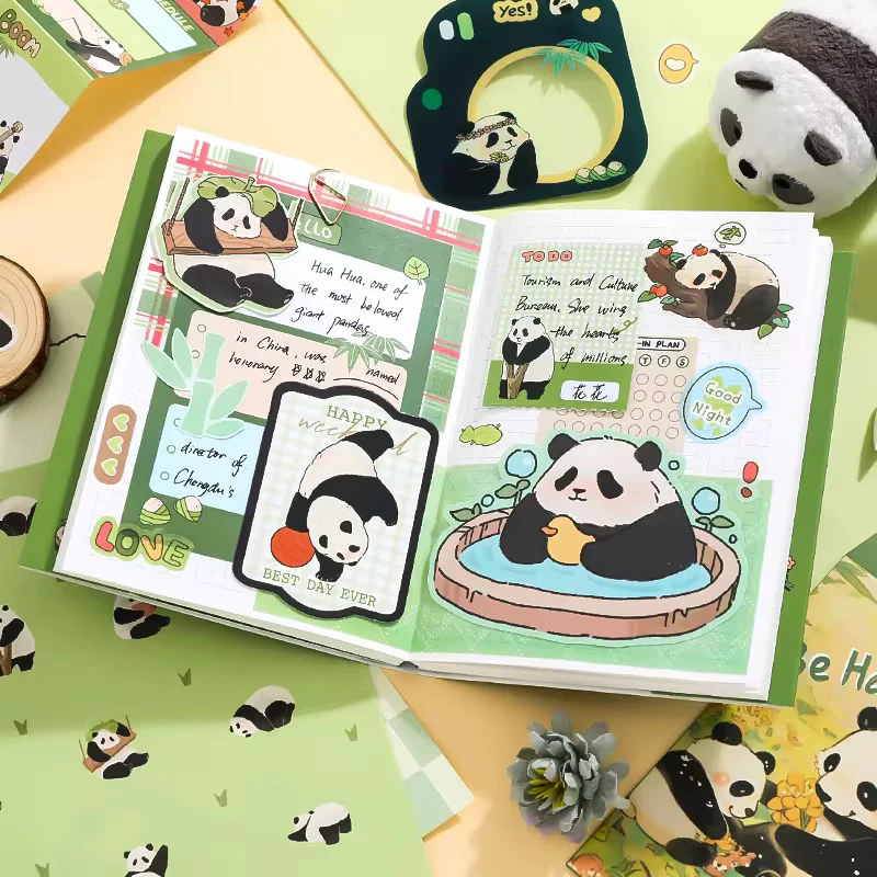 Lovely Pandas Scrapbook - Stationery Gift Box Set - Image 4