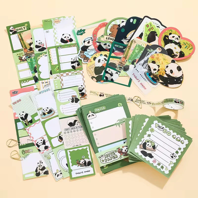 Lovely Pandas Scrapbook - Stationery Gift Box Set - Image 6