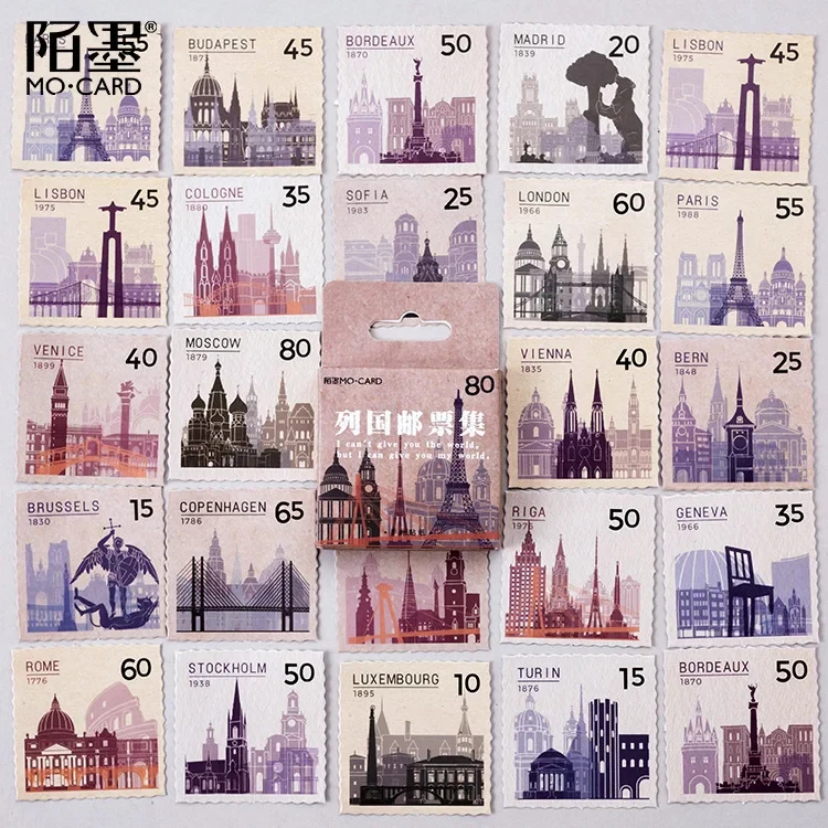 Sticker Box - Stamp Collections of Various Countries - Image 2