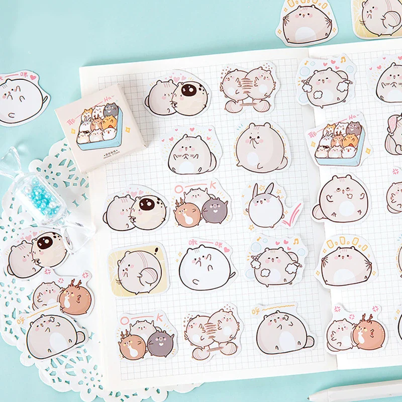 Sticker Box - Hamster Friends - 46 Stickers - Image 2