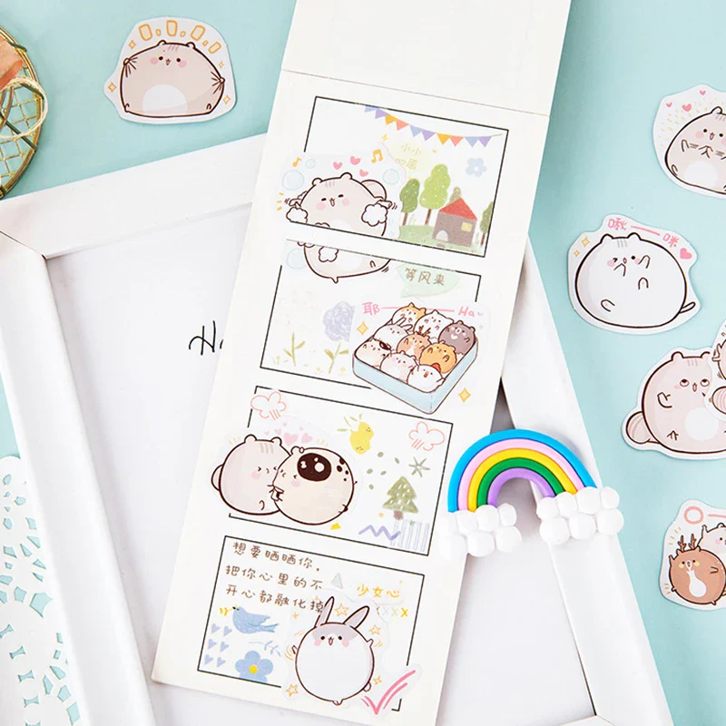 Sticker Box - Hamster Friends - 46 Stickers - Image 5