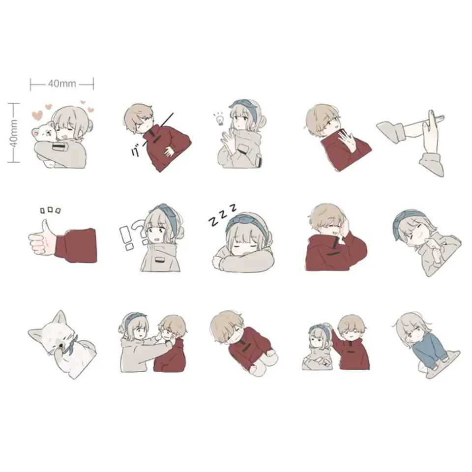 Sticker Box - Love Diary - 45 Stickers - Image 6