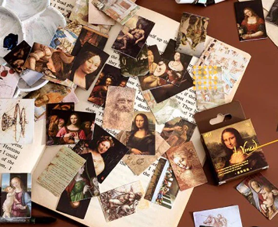 Sticker Box - Da Vinci Masterpieces - 45 Stickers - Image 2