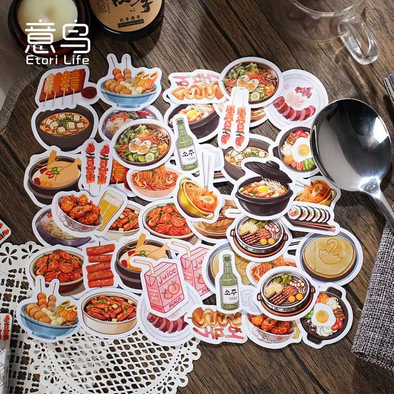 Sticker Box - Korean Cuisine - 46 Stickers - Image 2