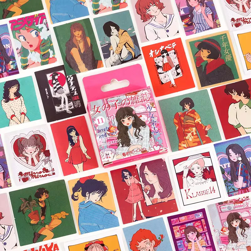 Sticker Box - Lovely & Cute Magazine Girls - 46 Stickers - Image 6