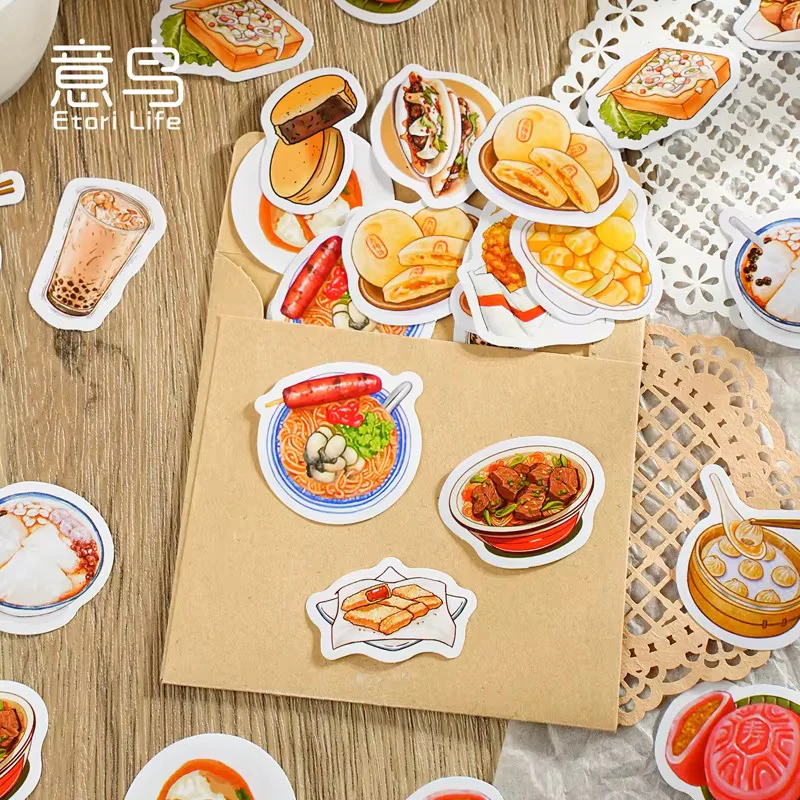 Sticker Box - Taiwan Night Market Bites - 46 Stickers - Image 4