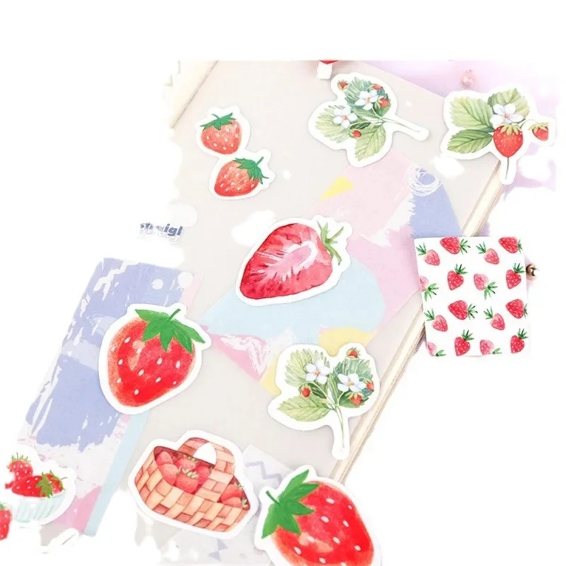 Sticker Box - Strawberry Banana Ice Cream - 45 Stickers - Image 5