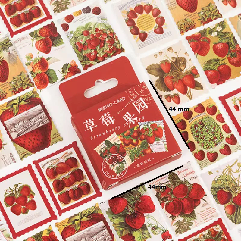 Sticker Box - Vintage Strawberry - 45 Stickers - Image 6