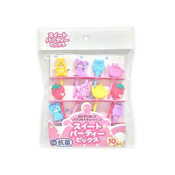Food Picks - Sweet Animal Tea Party - Set of 10 - Image 2