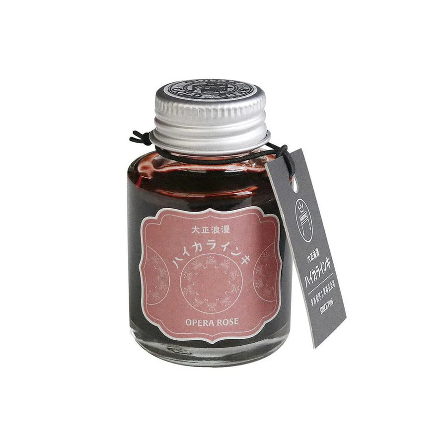 Teranishi Guitar Fountain Pen Ink - Opera Rose 40ml - Image 3