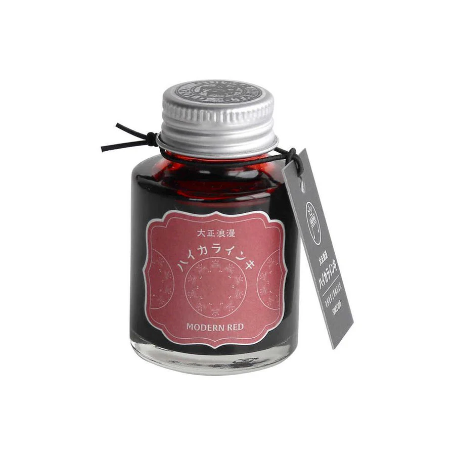 Teranishi Guitar Fountain Pen Ink - Modern Red - 40ml - Image 5