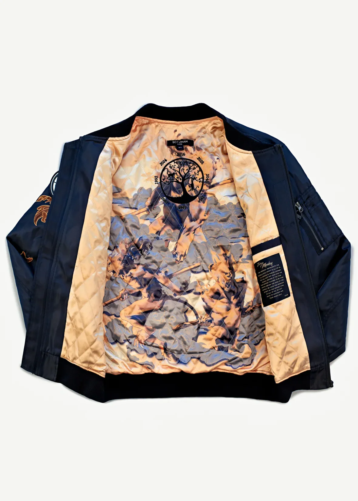 BOSUMAN - THE MONKEY ZODIAC BOMBER JACKET - Image 3