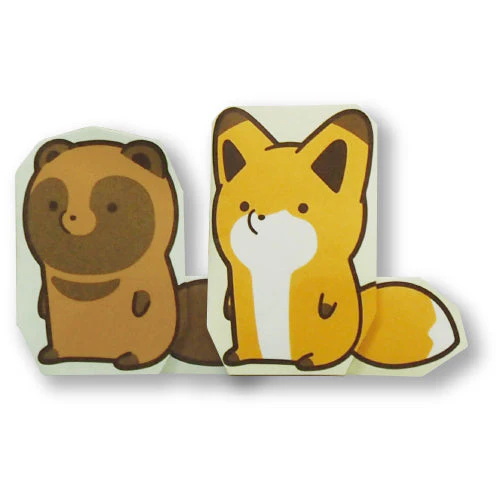 Origami Paper Toyo - Tanuki to Kitsune - 18 Sheets - Image 4