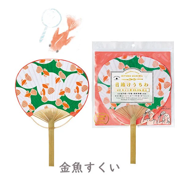 Uchiwa Cooling Hand Fan - Sun Shade - UV 99.9% Blocking Effect! - Image 5