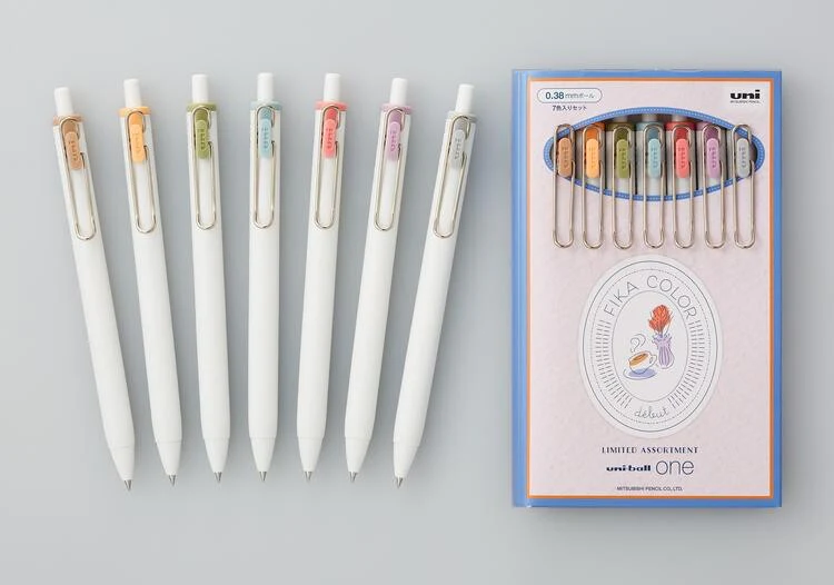 RESTOCK! Uni-ball One Gel Pen - 0.5mm - Fika - Poppy Red - Image 4