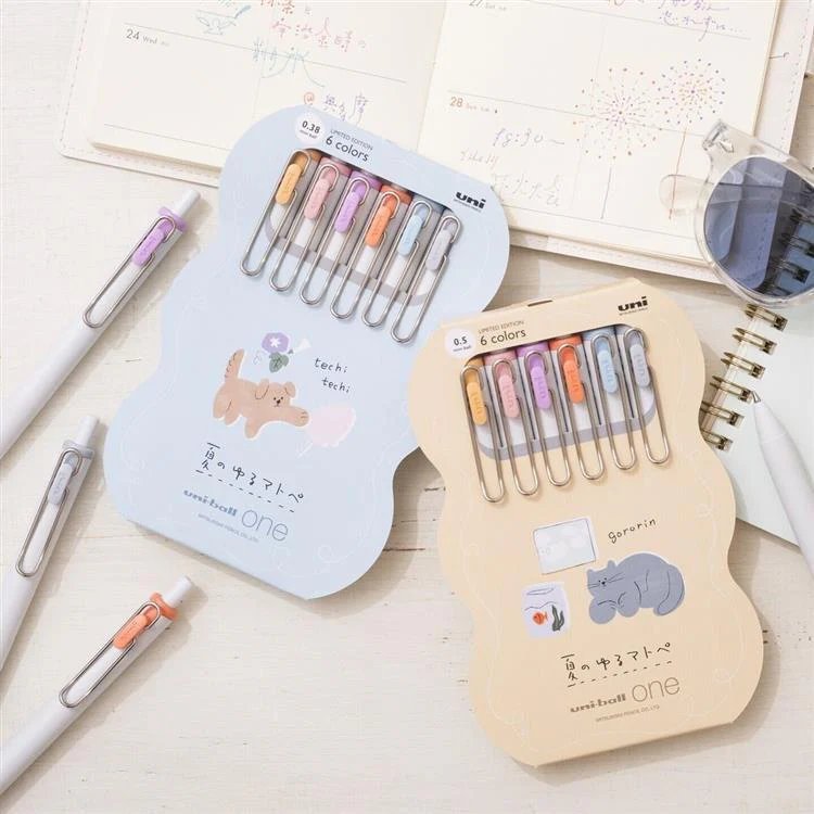 RESTOCK! Uni-Ball One Gel Pen - 0.38mm - Cotton Candy - Image 8
