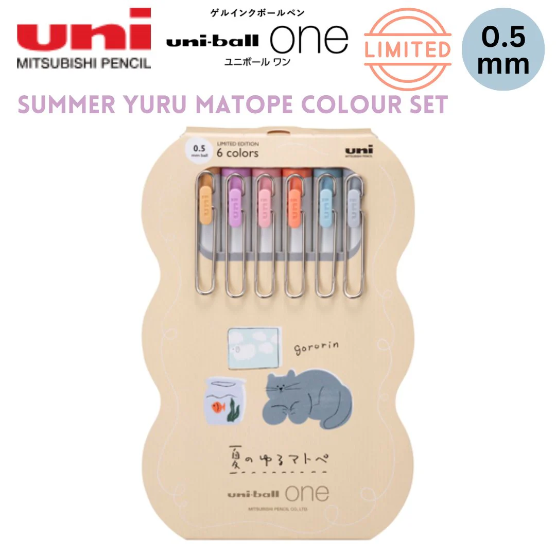 Uni-Ball One Gel Pen - 0.5mm - Kitten - Image 7