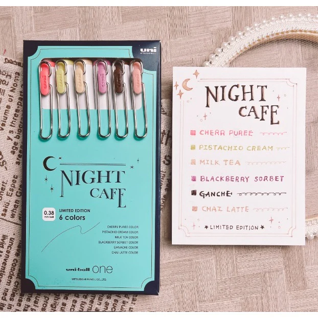 Uni-ball One Gel Pen - 0.38mm - Night Cafe - Chai Latte - Image 5