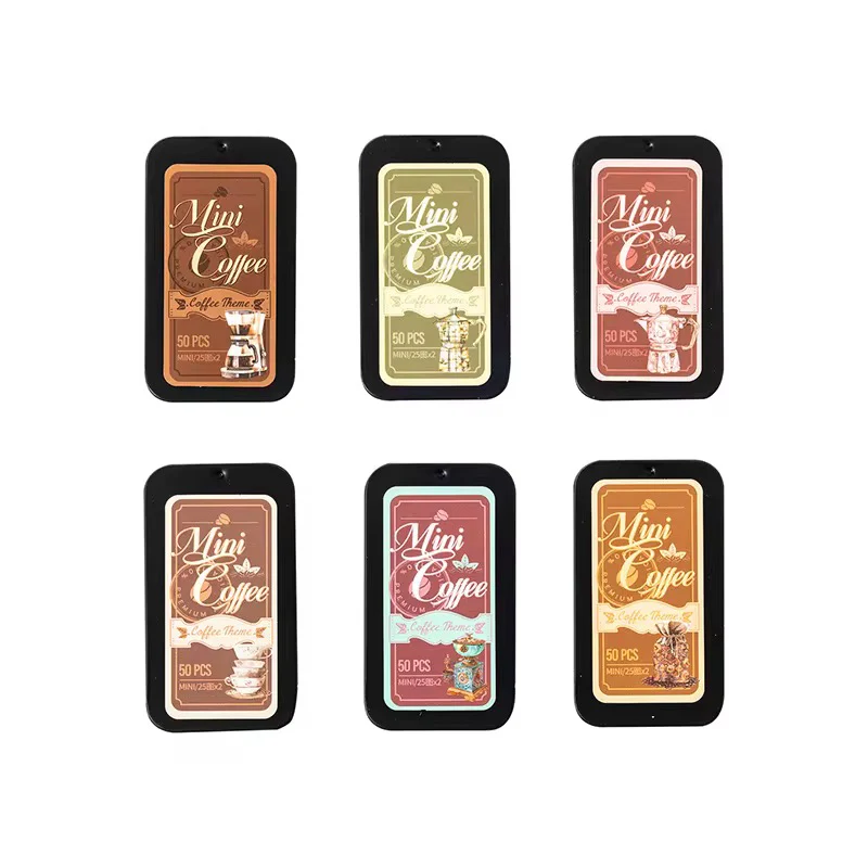Mini Coffee Sticker Tin Series - 50 Stickers - Image 11