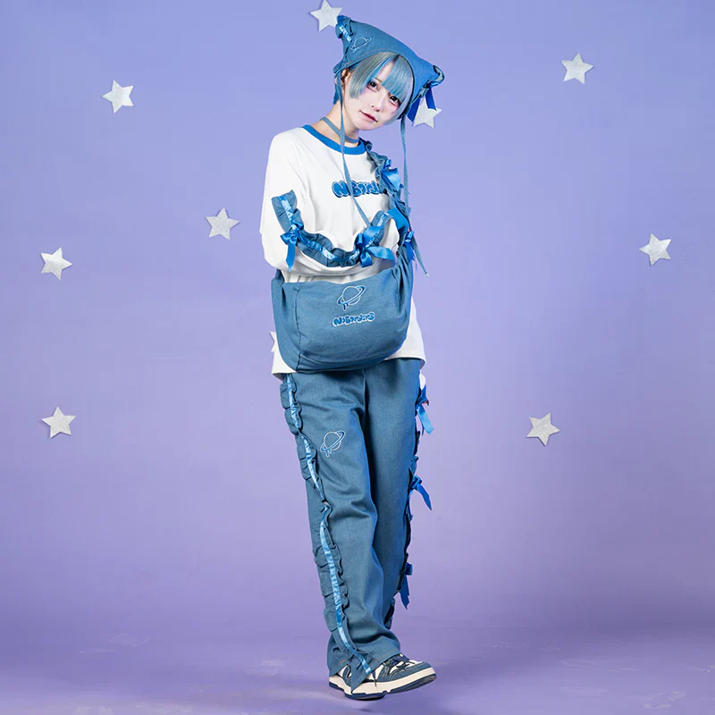 ACDC RAG Shoulder Bag - Pastel Denim - Image 4