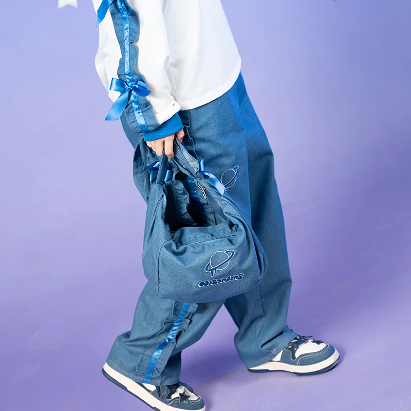 ACDC RAG Shoulder Bag - Pastel Denim - Image 8