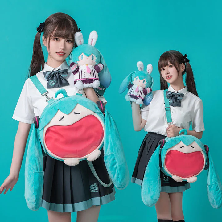 Hatsune Miku Plush Ita Bag - Official BEMOE Edition Shoulder & Cross Body Bag - Image 3