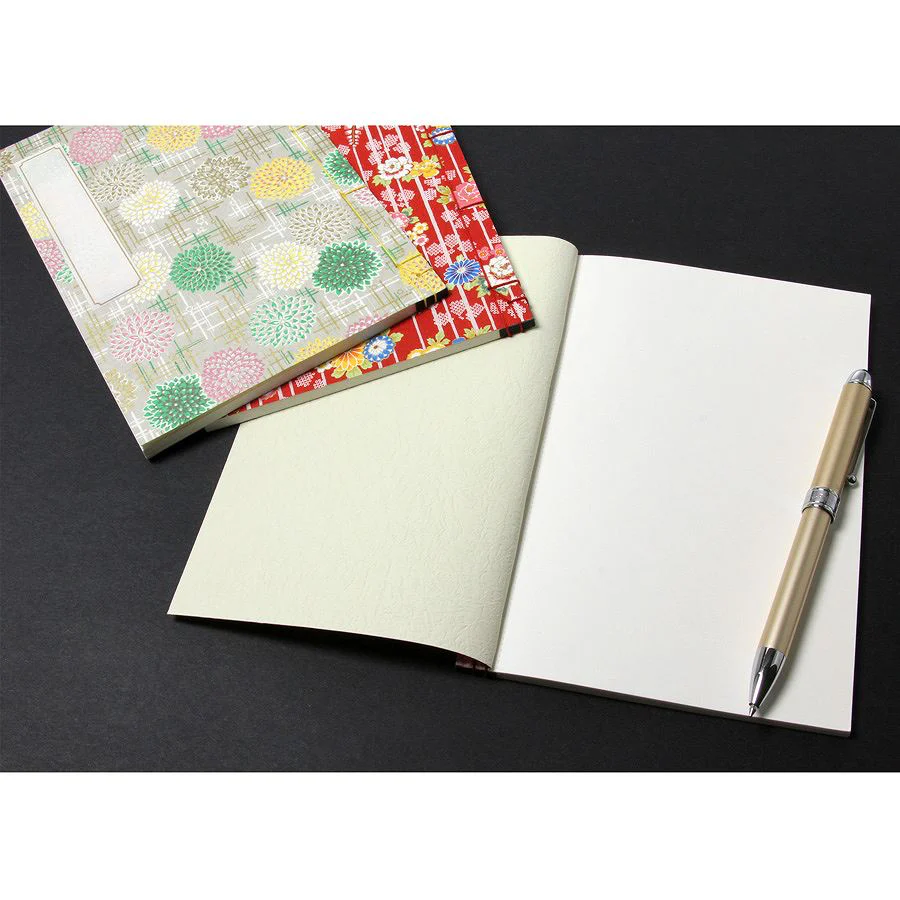Watoji Traditional Japanese Notebook - Fans, Waves & Seasonal Beauty - Image 6