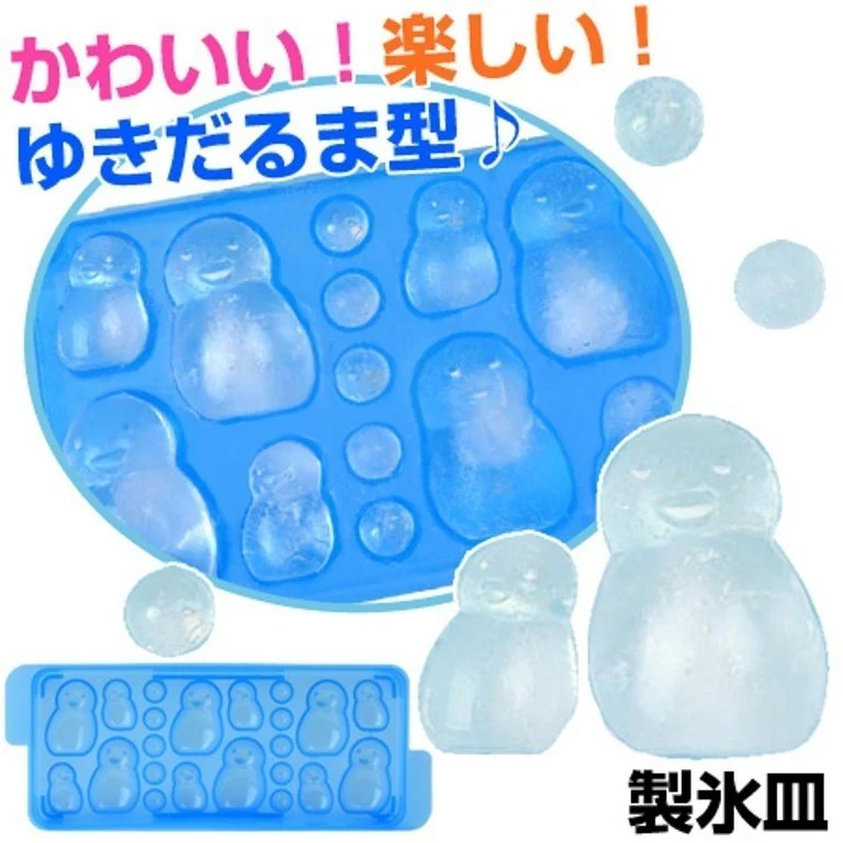 Yuki Pon Snowman Family Ice Tray DIY - Image 3