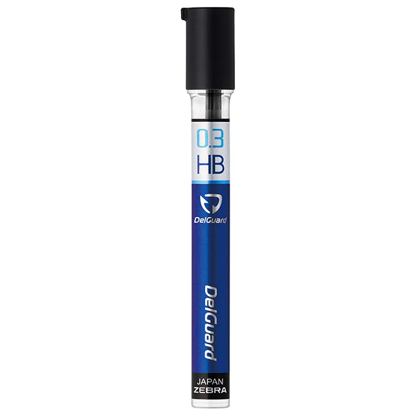 Zebra DelGuard 0.3mm - HB Mechanical Pencil Lead Refill - Image 2