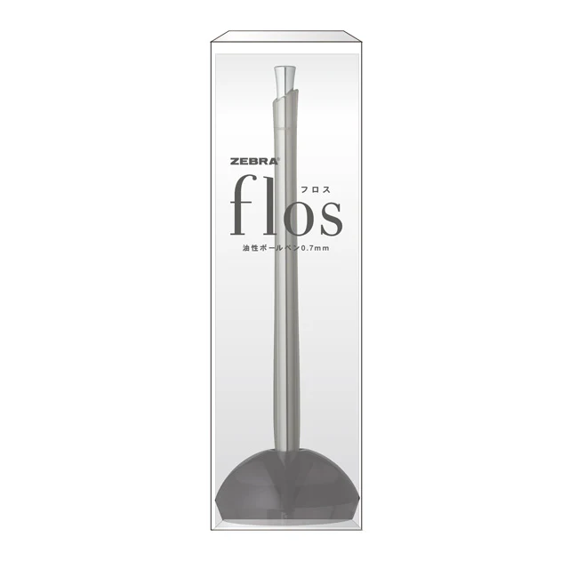 Zebra Flos Glass Desk Pen - 0.7mm - Black - Image 3