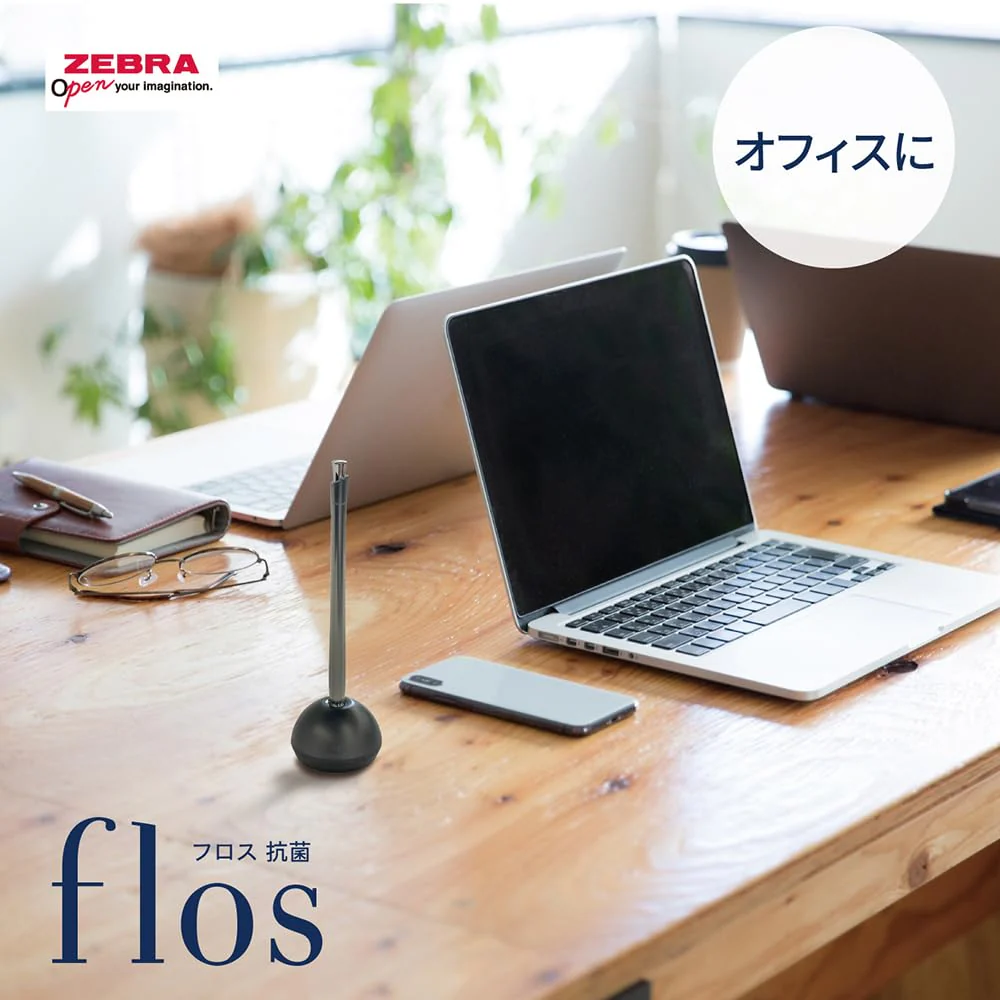 Zebra Flos Glass Desk Pen - 0.7mm - Black - Image 8