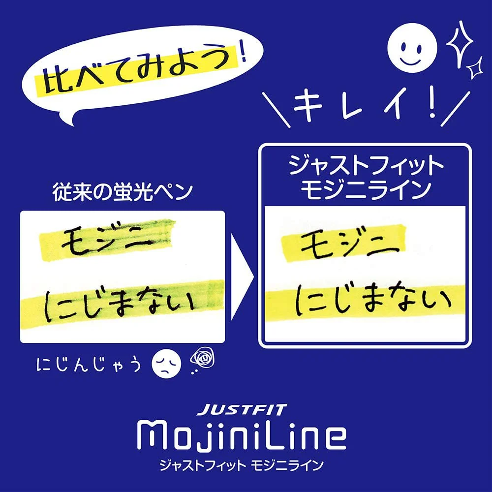 Zebra Just Fit Mojini Line Highlighter Set of 5 - Image 4