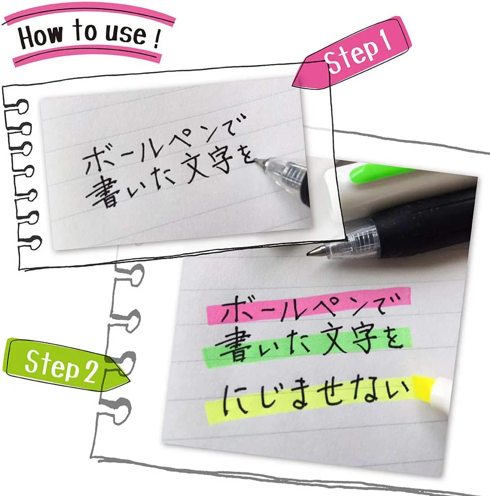 Zebra Just Fit Mojini Line Highlighter Set of 5 - Image 6