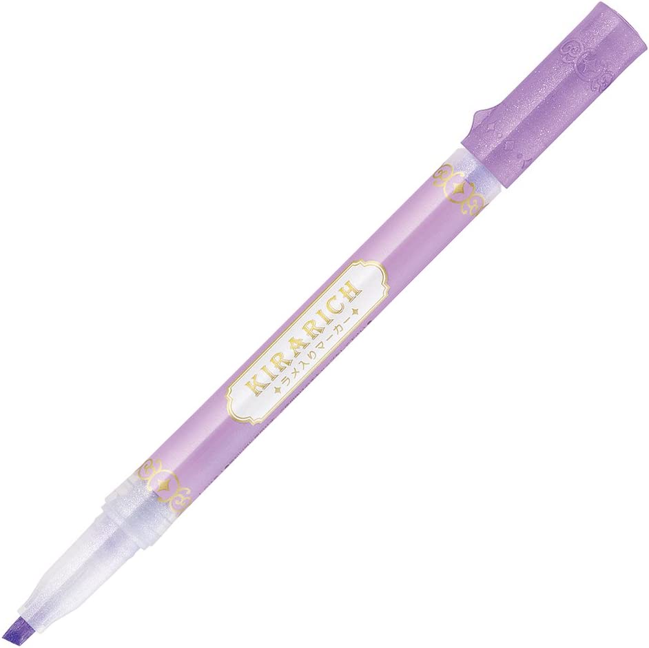 Zebra Kirarich Sparkle Glitter Highlighters Set of 5 - Image 4