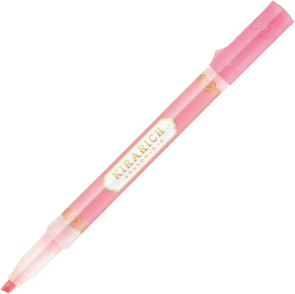 Zebra Kirarich Sparkle Glitter Highlighters Set of 5 - Image 5