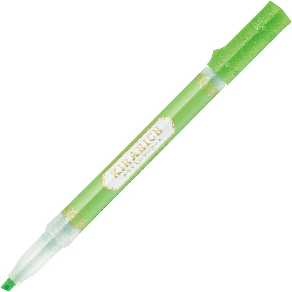 Zebra Kirarich Sparkle Glitter Highlighters Set of 5 - Image 8