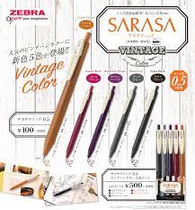 RESTOCK MAY! Zebra Sarasa Clip 0.5mm Vintage - Blue Black - Image 6