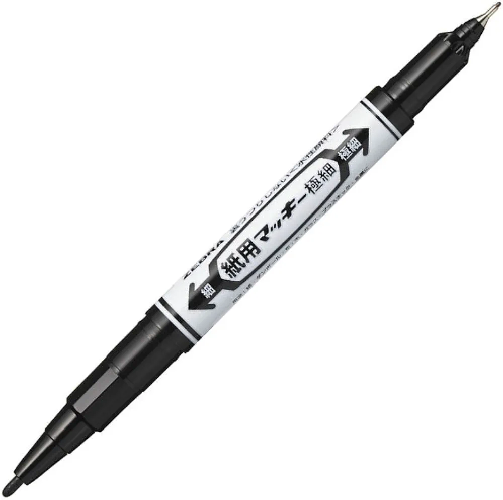 Zebra McKee Paper Marker - Extra Fine - Black - Image 2